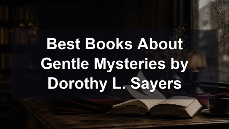 Dorothy L. Sayers gentle mysteries reading guide