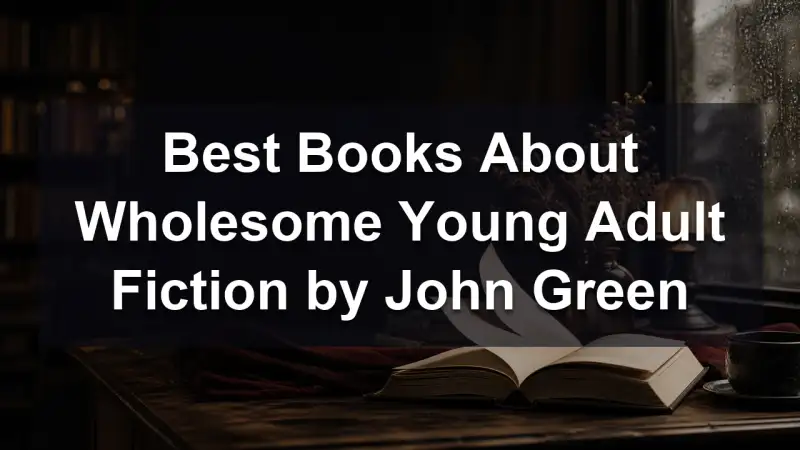 John Green wholesome young adult reading guide
