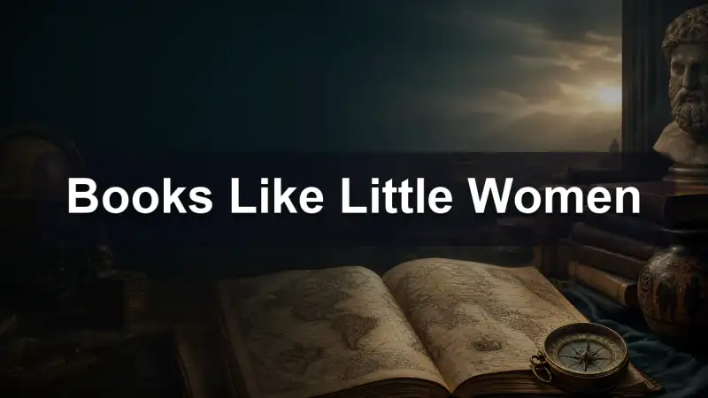 A stack of books similar to Little Women