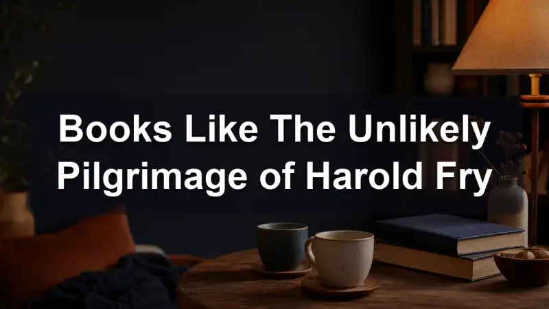 Books recommended for readers who loved The Unlikely Pilgrimage of Harold Fry