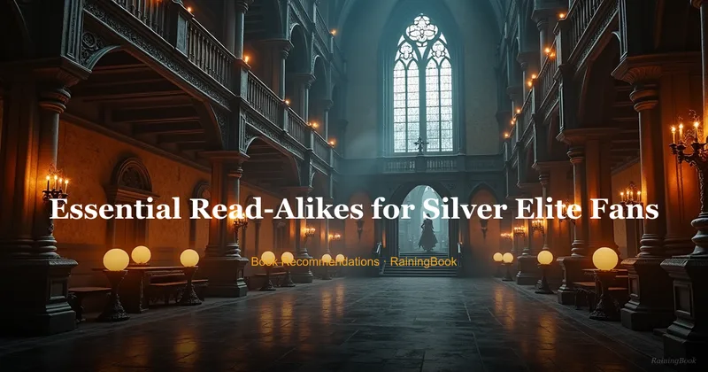 A stack of fantasy romance books with silver and dark blue tones, featuring dragon silhouettes and a glowing elite academy in the background