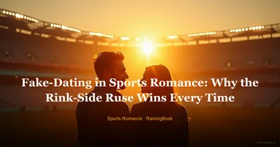 A collage of book covers from sports romance novels featuring hockey players and figure skaters, with a heart-shaped ice rink background