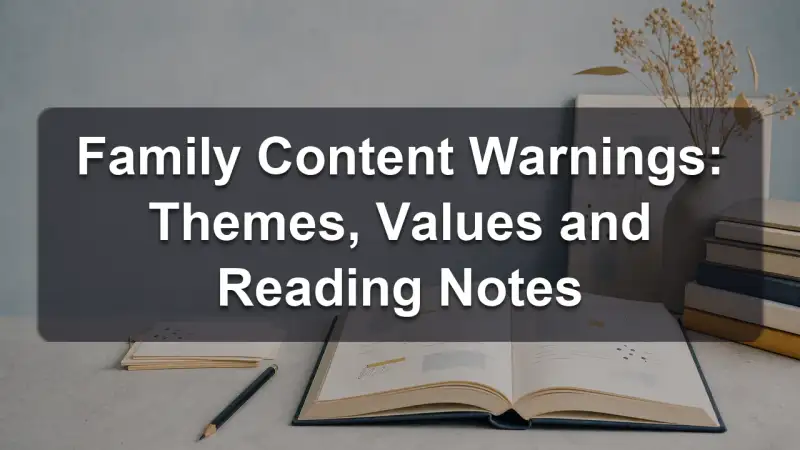 Family content warnings by theme and value