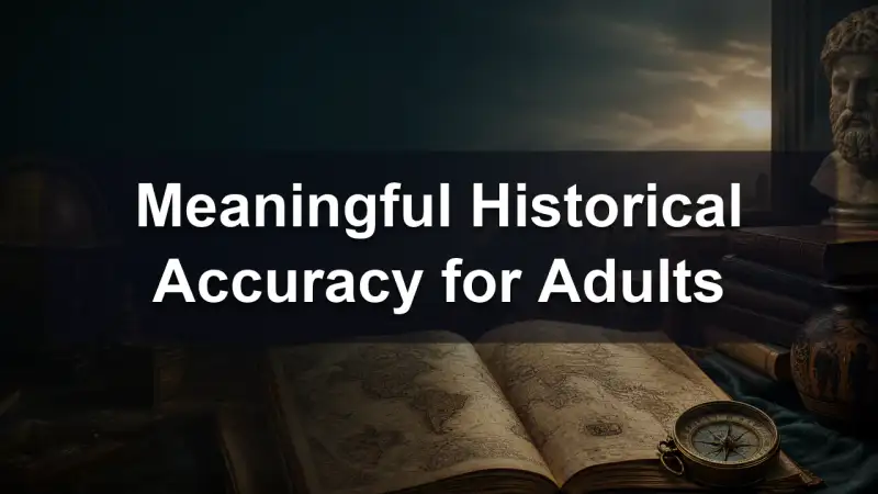 Archival letters, a magnifying glass and a well-worn history book on a scholar's desk