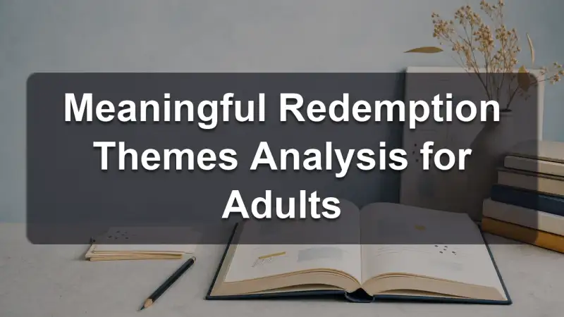 Meaningful redemption themes analysis for adults