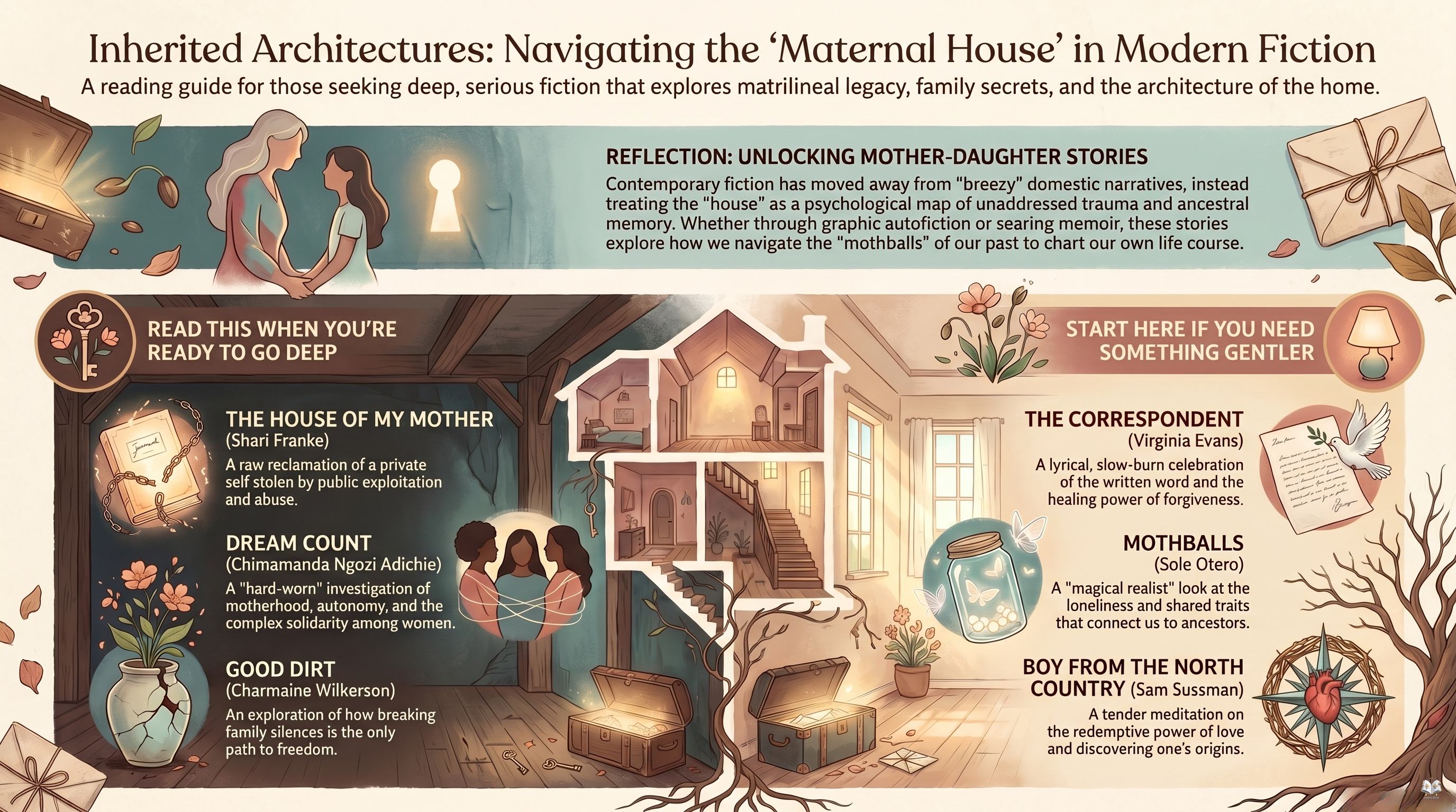 Infographic for The Quiet Echo: A Guide to Maternal Reclamation and Healing Narratives
